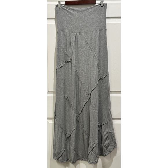 Thyme & Honey Women's Large Gray Convertible Maxi Skirt Dress Boho - Picture 2 of 5